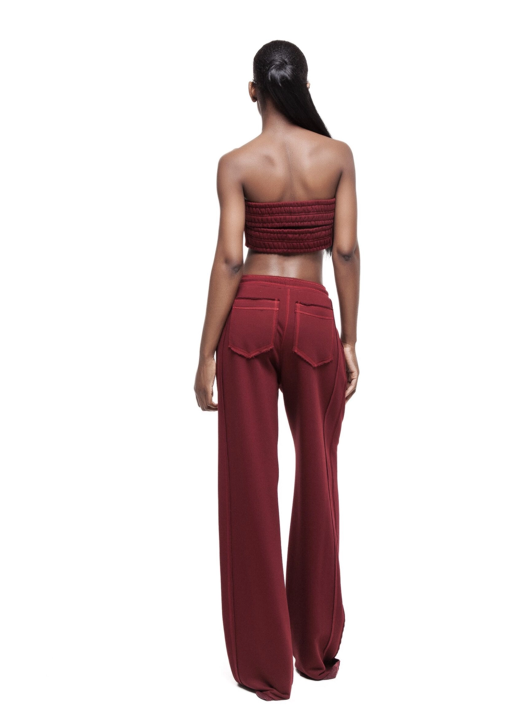 Джоггеры CHERRY VEGAS(ЧЕРРИ ВЕГАС) в вишневом цвете - Бордовый - 40-42(XS-S)